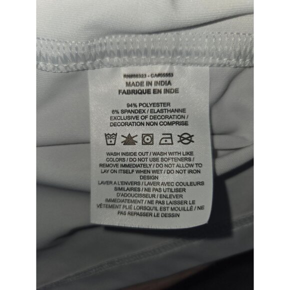 Nike Mens Dri-Fit Polo Shirt XL Light Gray With Black Geometric Pattern - Picture 6 of 7